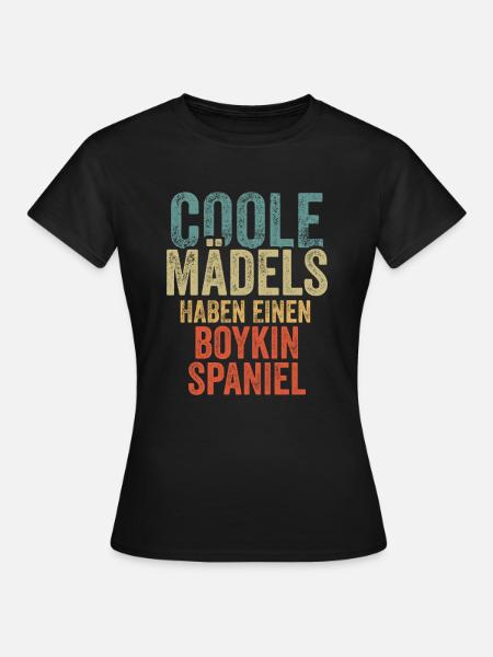 Boykin Spaniel - Frauen T-Shirt - Schwarz