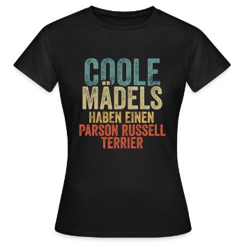 Parson Russell Terrier - Frauen T-Shirt - Schwarz - Vorne - AI Model Female 172 dark (172cm)