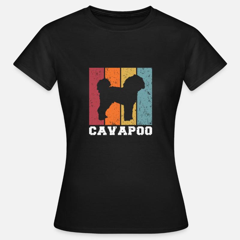 Cavapoo - Frauen T-Shirt - Schwarz