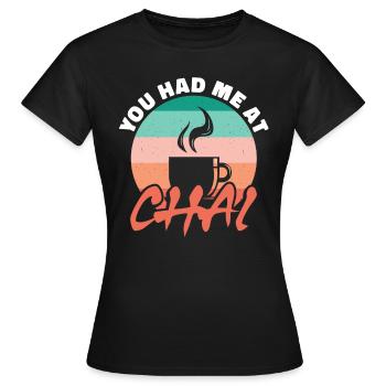 Tu m’as eu au chai - T-shirt Femme - noir - Devant - AI Model Female 172 dark (172cm)