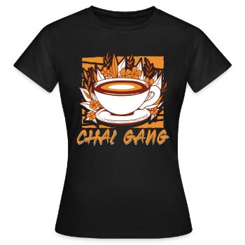 Gang Chai - T-shirt Femme - noir - Devant - AI Model Female 172 dark (172cm)