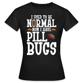 Pill Bug Owner Isopod Entomologist Pill Bugs Rolli - Frauen T-Shirt - Schwarz - Vorne - AI Model Female 172 dark (172cm)
