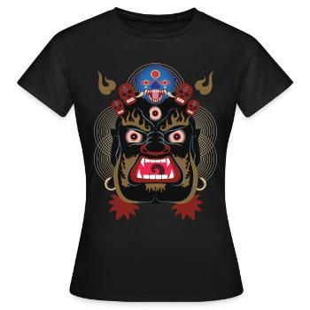La Danse Macabre 01 - Women's T-Shirt - black - Front - AI Model Female 172 dark (172cm)