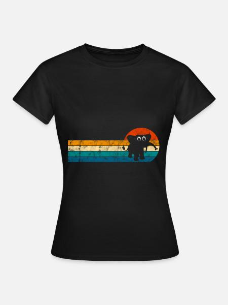 Elefanten Elefant für Kinder - Frauen T-Shirt - Schwarz