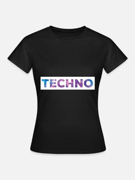 Techno - T-shirt Femme - noir
