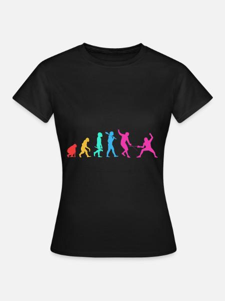 Fechten - Frauen T-Shirt - Schwarz
