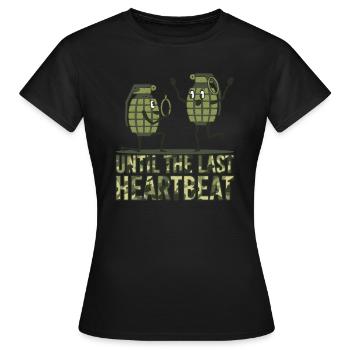 Garnet Wedding Ring Wedding Ring Fuse Application - Women's T-Shirt - black - Front - AI Model Female 172 dark (172cm)