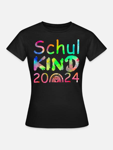Schulkind 2024 - Frauen T-Shirt - Schwarz