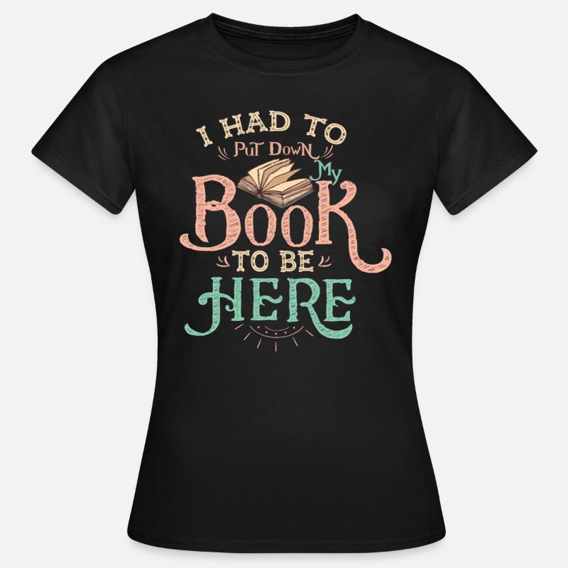book - Women's T-Shirt - black