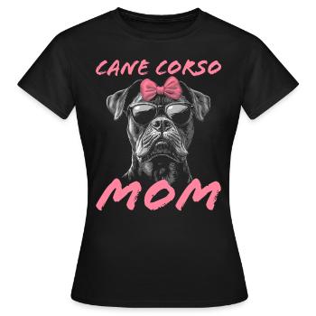 Cane Corso Italiano Mom Mom Cane Corso Gift - Women's T-Shirt - black - Front - AI Model Female 172 dark (172cm)