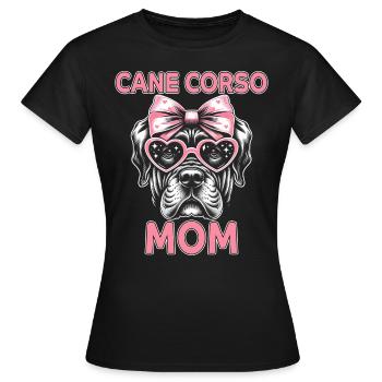 Cane Corso Italiano Mom Mom Cane Corso Gift - Women's T-Shirt - black - Front - AI Model Female 172 dark (172cm)
