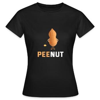 Peenut peanut and peanuts - Women's T-Shirt - black - Front - AI Model Female 172 dark (172cm)