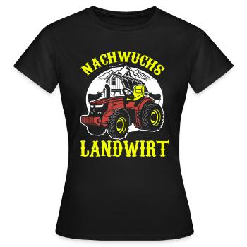 Nachwuchs Landwirt - Frauen T-Shirt - Schwarz - Vorne - AI Model Female 172 dark (172cm)