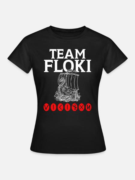 Team Floki der Schiffsbauer - Frauen T-Shirt - Schwarz