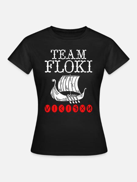 Team Floki der Schiffsbauer - Frauen T-Shirt - Schwarz