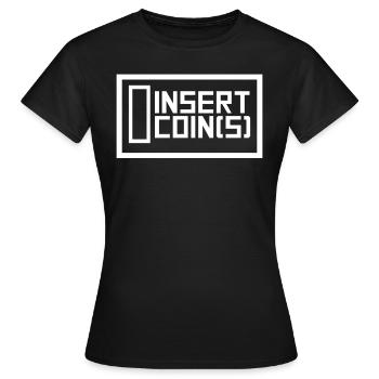 Cadeau de jeux vidéo pour console de jeux - T-shirt Femme - noir - Devant - AI Model Female 172 dark (172cm)