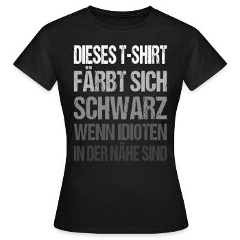 Sarkasmus Spruch Sprüche - Frauen T-Shirt - Schwarz - Vorne - AI Model Female 172 dark (172cm)