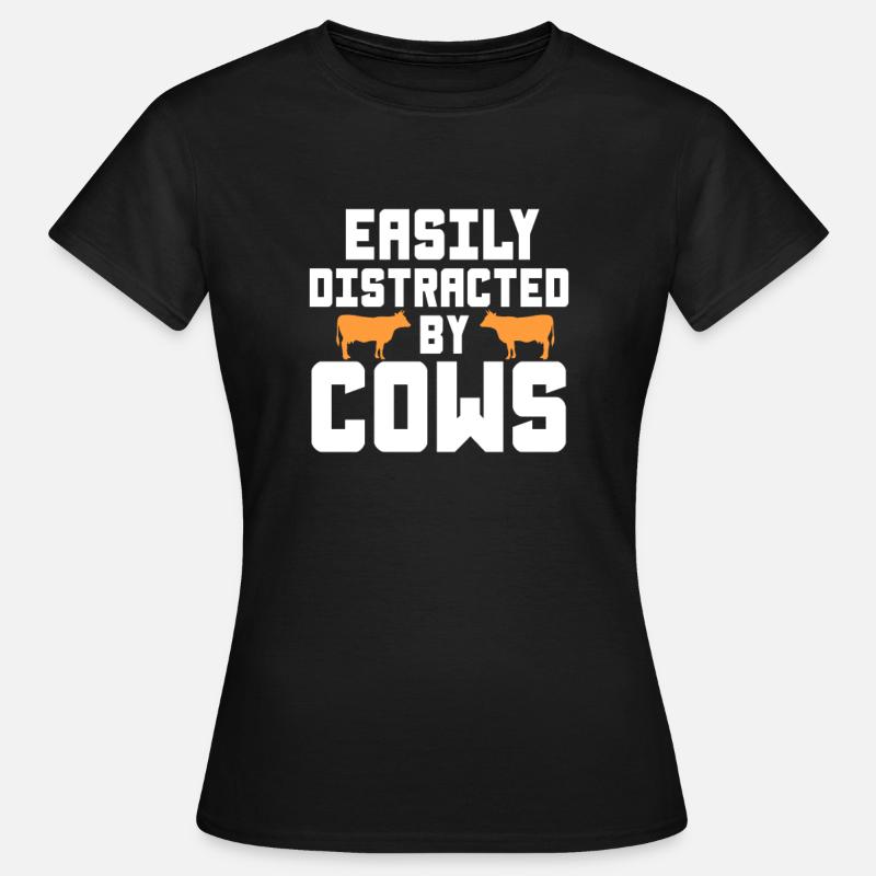 cows - Women's T-Shirt - black