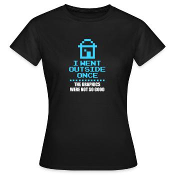 Gamer - Women's T-Shirt - black - Front - AI Model Female 172 dark (172cm)