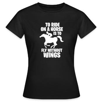 amazone - T-shirt Femme - noir - Devant - AI Model Female 172 dark (172cm)