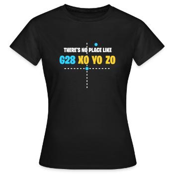 3d print - Women's T-Shirt - black - Front - AI Model Female 172 dark (172cm)