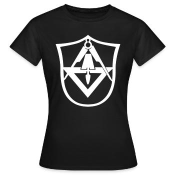 Plasterer plasterer guild sign gift - Women's T-Shirt - black - Front - AI Model Female 172 dark (172cm)