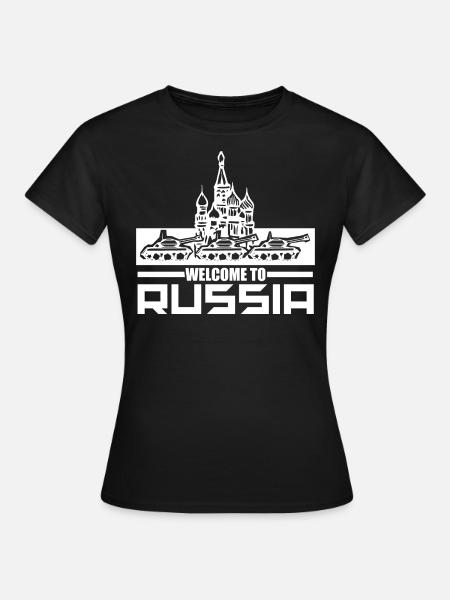 Russie - T-shirt Femme - noir