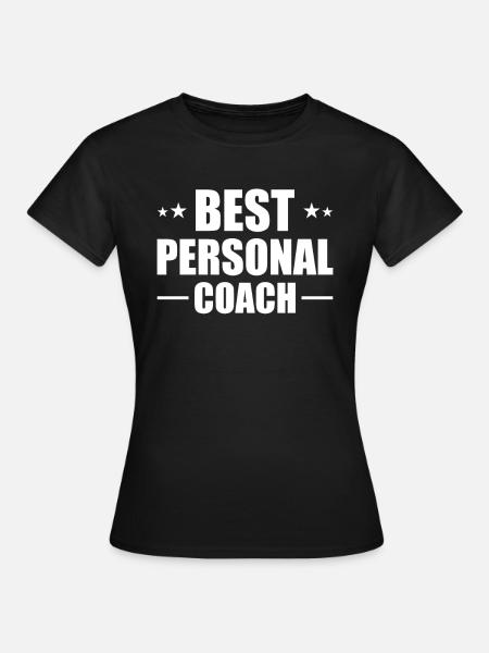 Bester Personal Trainer C - Frauen T-Shirt - Schwarz