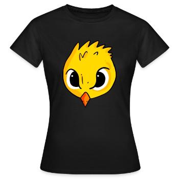 chick - Women's T-Shirt - black - Front - AI Model Female 172 dark (172cm)