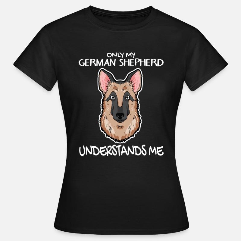 German Shepherd - Women's T-Shirt - black