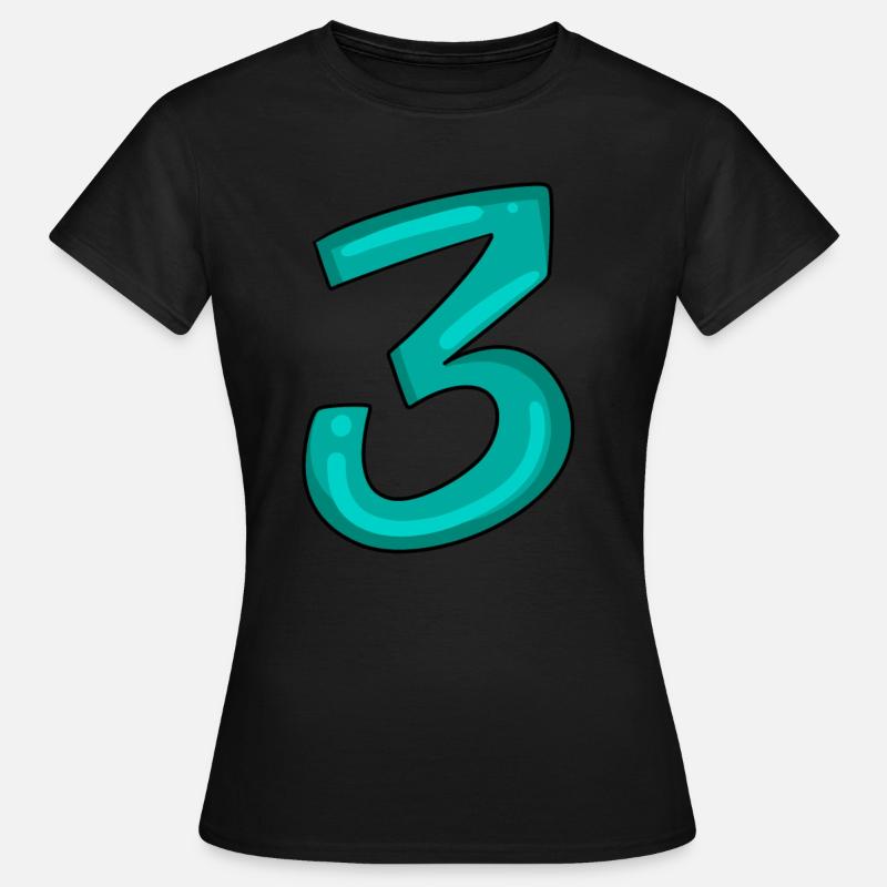 3 - Women's T-Shirt - black
