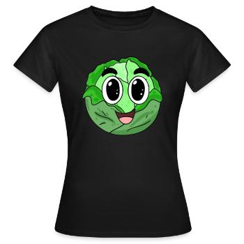 Süßer Kohl - Frauen T-Shirt - Schwarz - Vorne - AI Model Female 172 dark (172cm)