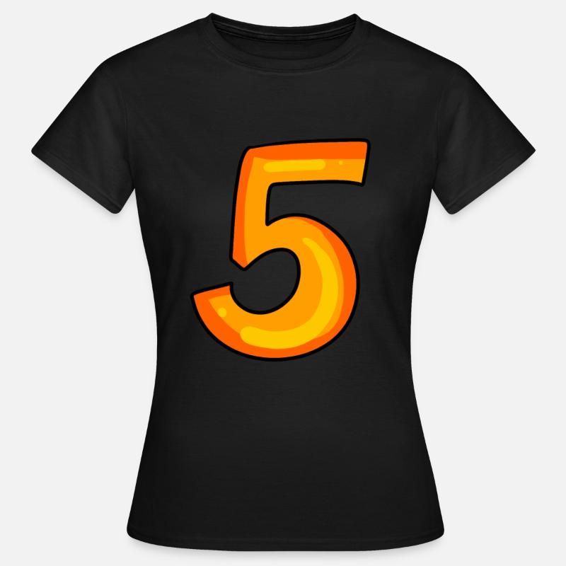 5 - Women's T-Shirt - black