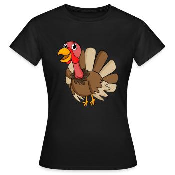 Turquie - T-shirt Femme - noir - Devant - AI Model Female 172 dark (172cm)