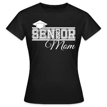 Senior 2023 Mutter Stolze Mutter von Absolventen - Frauen T-Shirt - Schwarz - Vorne - AI Model Female 172 dark (172cm)