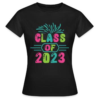 Class Of 2023 - Frauen T-Shirt - Schwarz - Vorne - AI Model Female 172 dark (172cm)