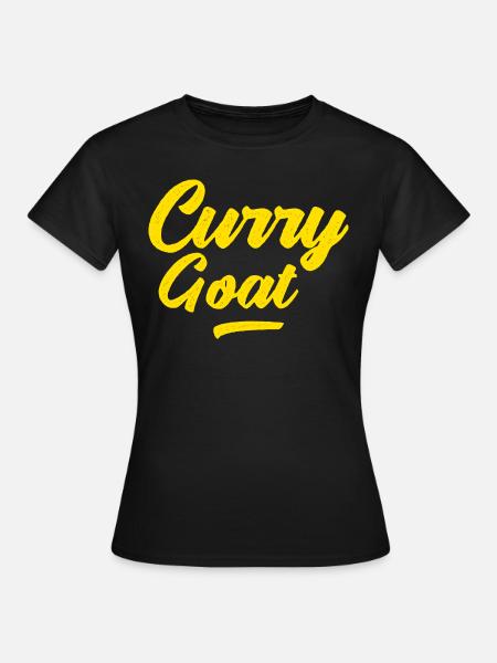 Curry Ziege - Frauen T-Shirt - Schwarz