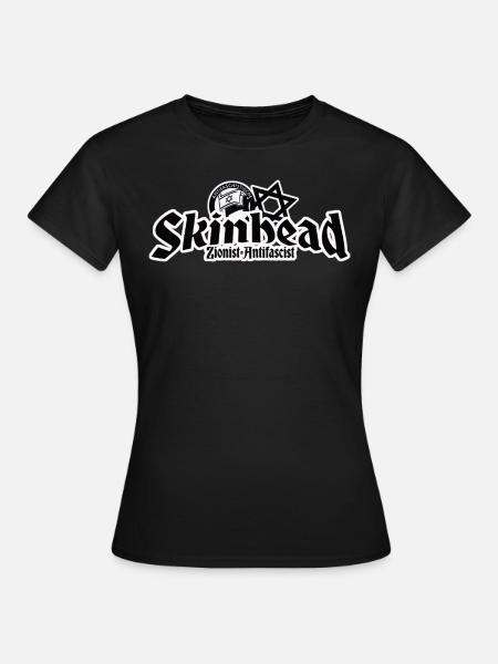 Shirt: ZioSkinhead - Frauen T-Shirt - Schwarz