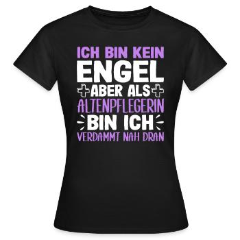 Altenpflege Altenpfleger Pflegekraft - Frauen T-Shirt - Schwarz - Vorne - AI Model Female 172 dark (172cm)