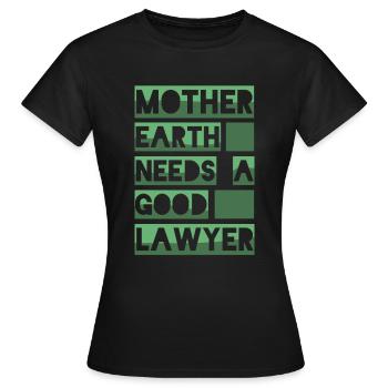Mutter Erde - Frauen T-Shirt - Schwarz - Vorne - AI Model Female 172 dark (172cm)