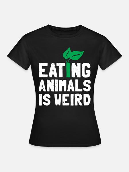 Vegetarier - Frauen T-Shirt - Schwarz