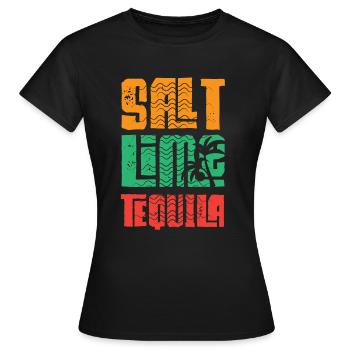 Beachparty Feiern Strand Sonne - Frauen T-Shirt - Schwarz - Vorne - AI Model Female 172 dark (172cm)
