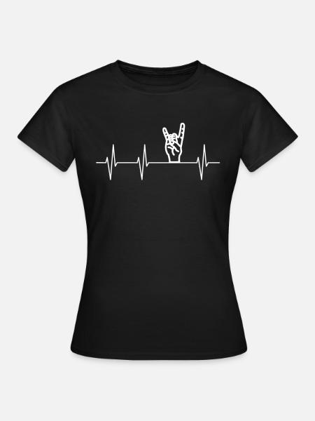Rock Metal Music Band - Vrouwen T-shirt - zwart