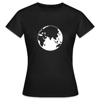 environnement - T-shirt Femme - noir - Devant - AI Model Female 172 dark (172cm)