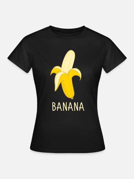 Banane banane - T-shirt Femme - noir