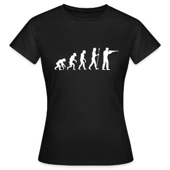 Sportschütze Schießsport Gewehr Verein - Frauen T-Shirt - Schwarz - Vorne - AI Model Female 172 dark (172cm)