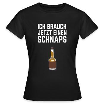 Liquor Alcohol Whiskey - Women's T-Shirt - black - Front - AI Model Female 172 dark (172cm)