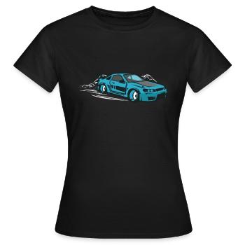 Motoraport Race Dérive Dérive - T-shirt Femme - noir - Devant - AI Model Female 172 dark (172cm)
