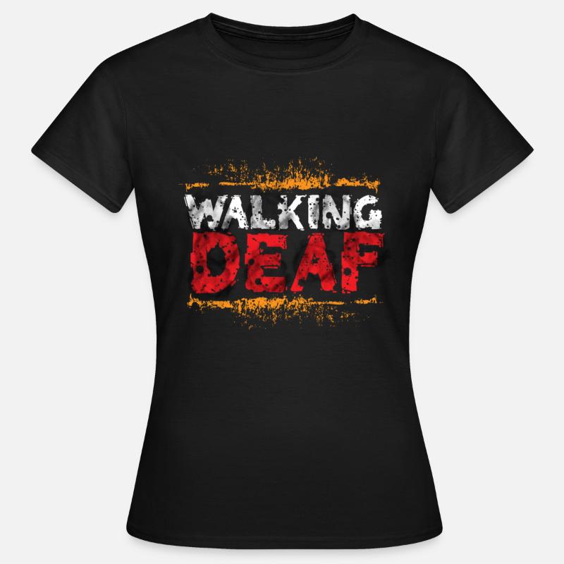 The Walking Deaf - Women's T-Shirt - black