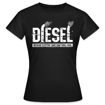 Graphique Diesel - T-shirt Femme - noir - Devant - AI Model Female 172 dark (172cm)